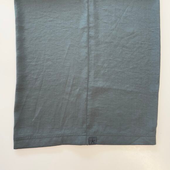 Barefoot Dreams Washed Satin Wide Leg Pants Dolphin Blue Size XL NWT - Picture 8 of 10